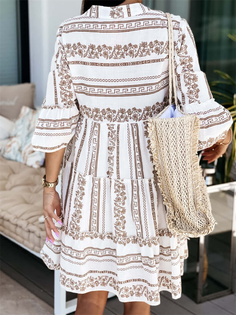 Leah - Ruffled Bohemian Summer Dress