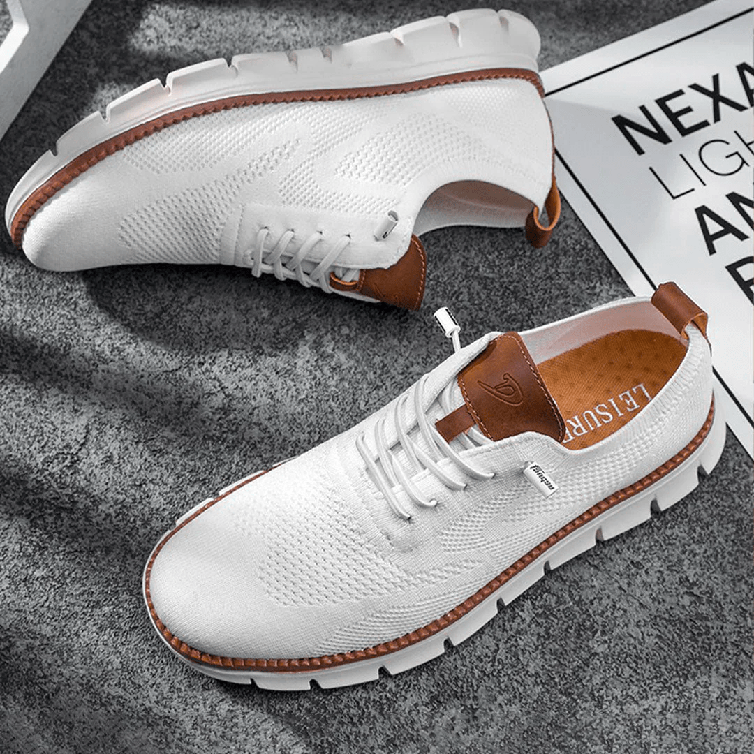 Lightweight, breathable and elegant men's sneakers with anti-slip design