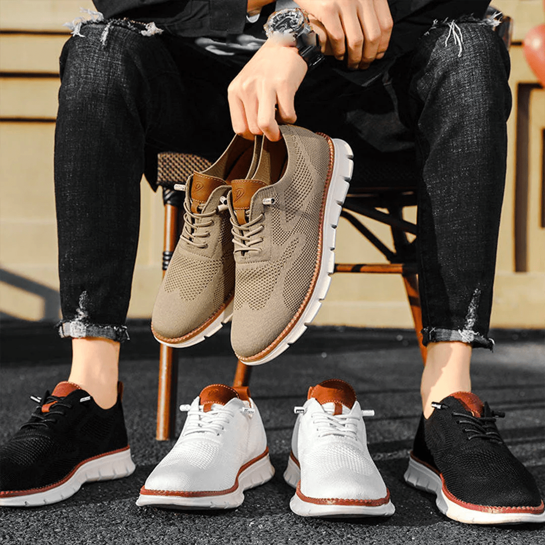 Lightweight, breathable and elegant men's sneakers with anti-slip design