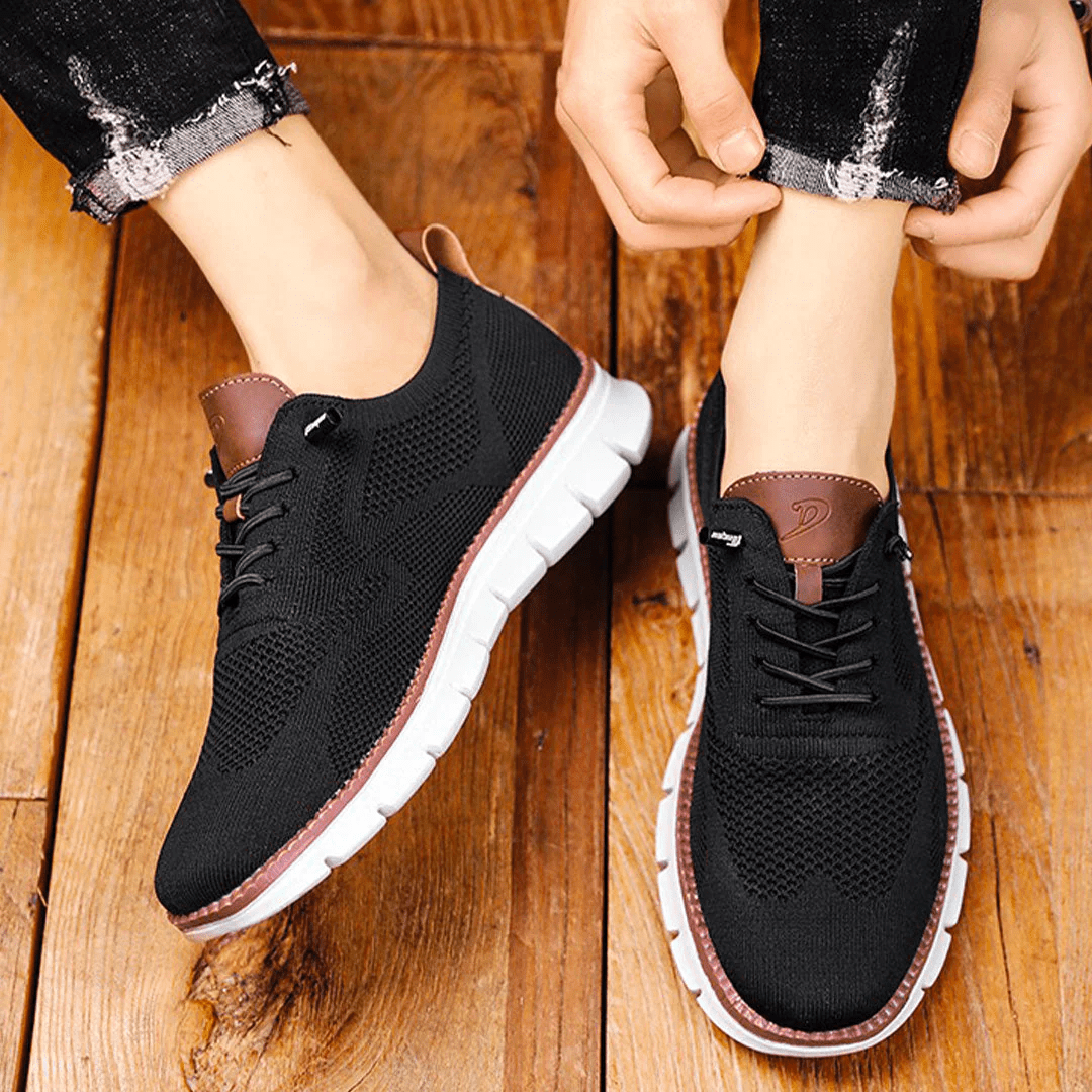Lightweight, breathable and elegant men's sneakers with anti-slip design