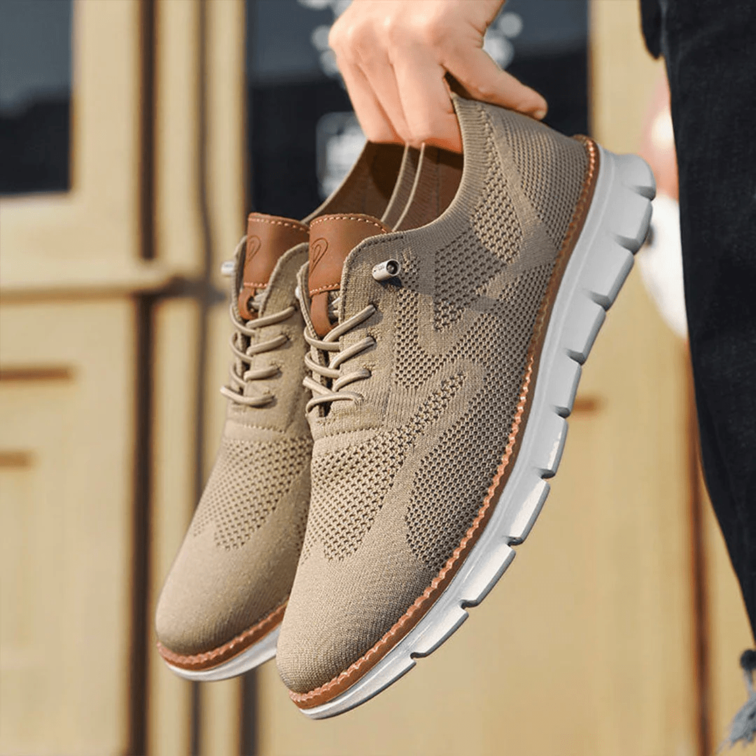 Lightweight, breathable and elegant men's sneakers with anti-slip design