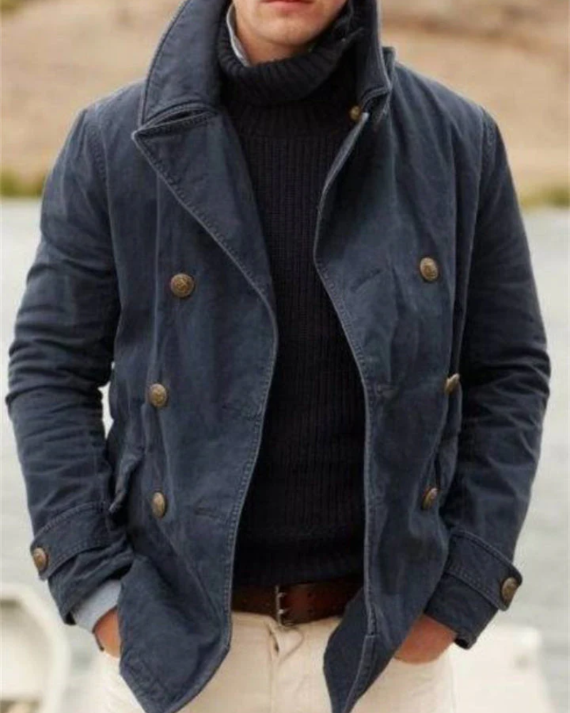 カズ - スタイリッシュな長袖デニムジャケット