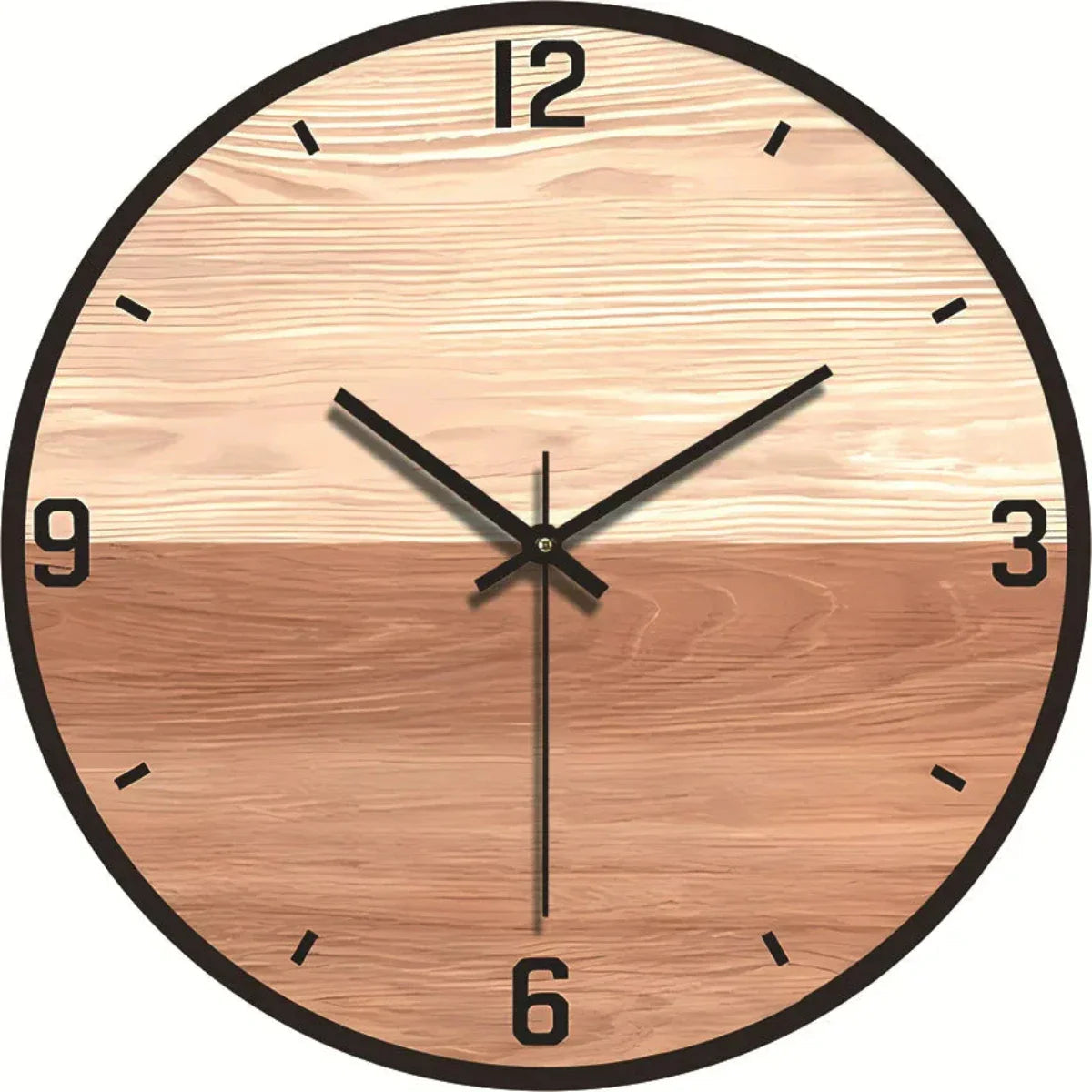 Elegant wooden wall clock