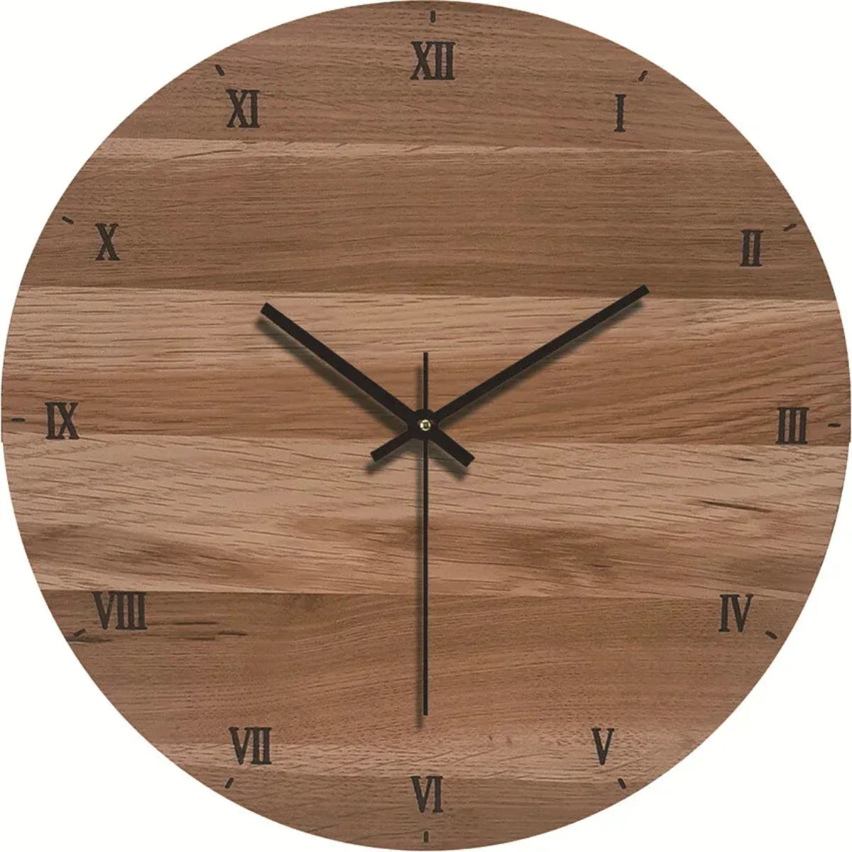 Elegant wooden wall clock