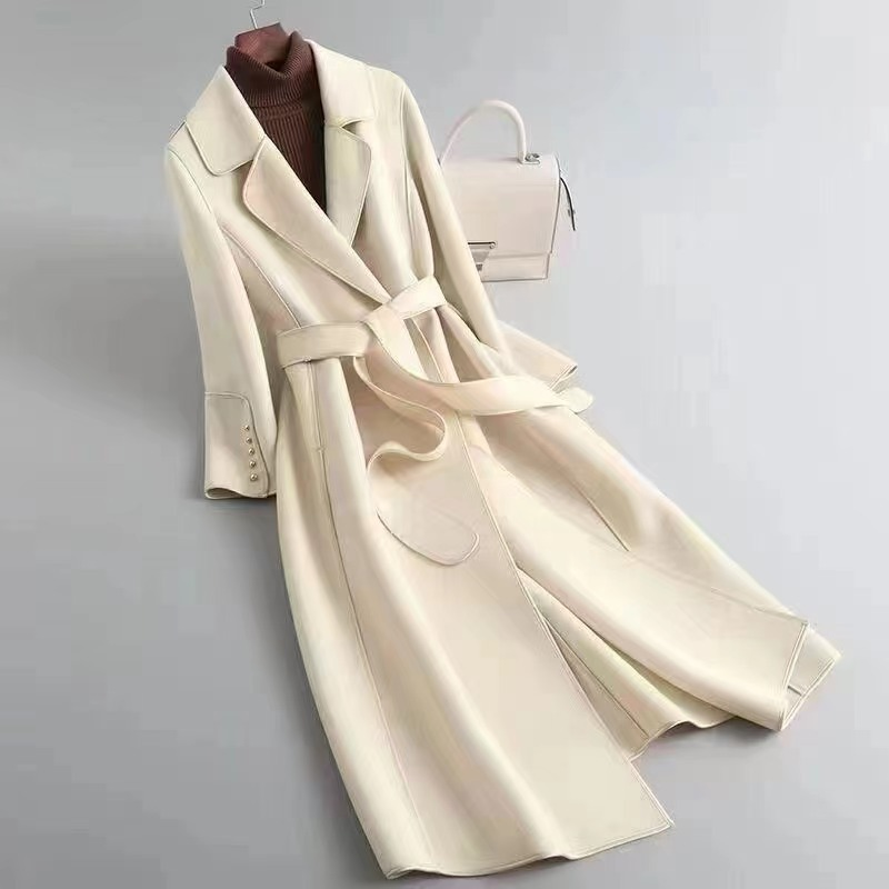 ハンドメイドの高級レディースカシミアコート