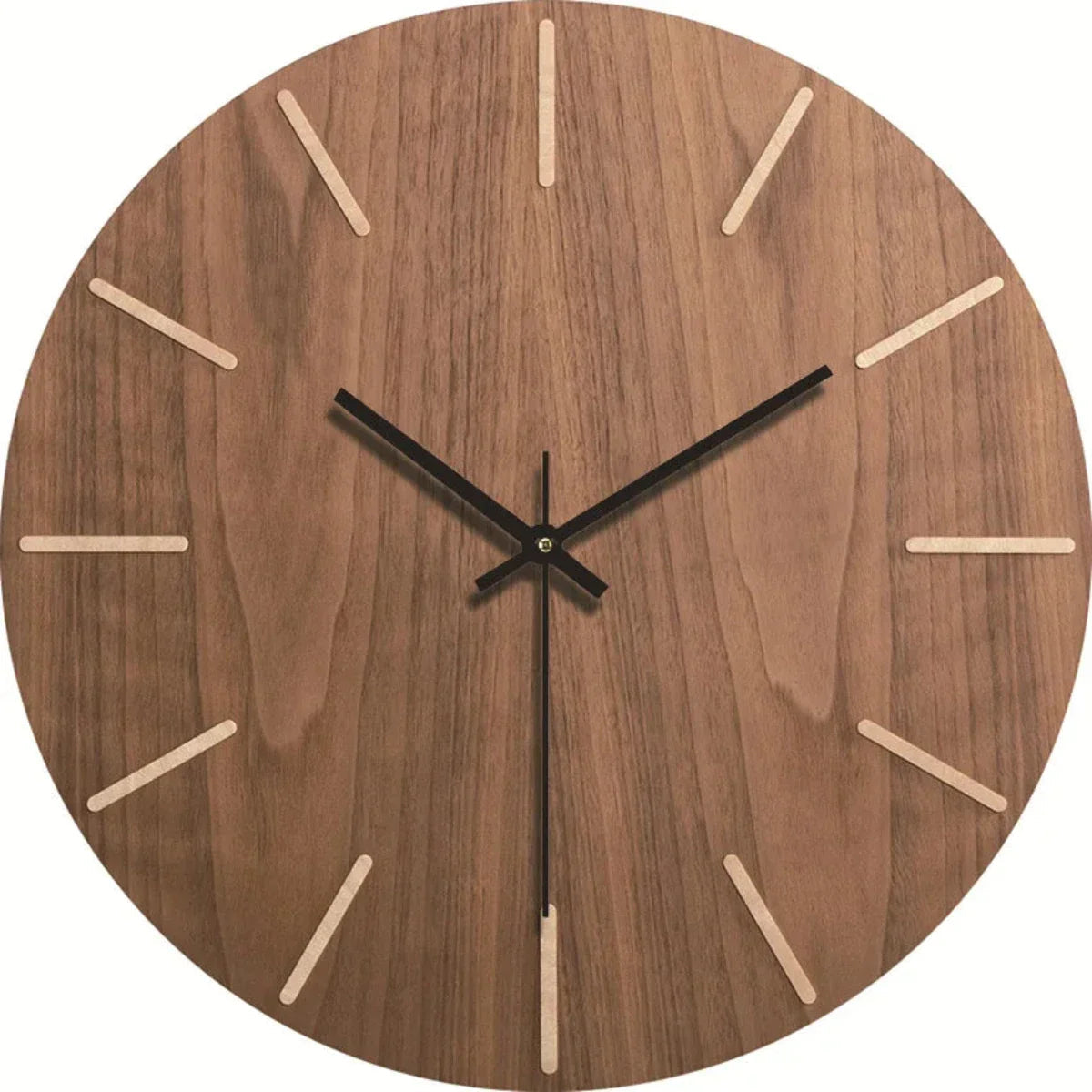 Elegant wooden wall clock