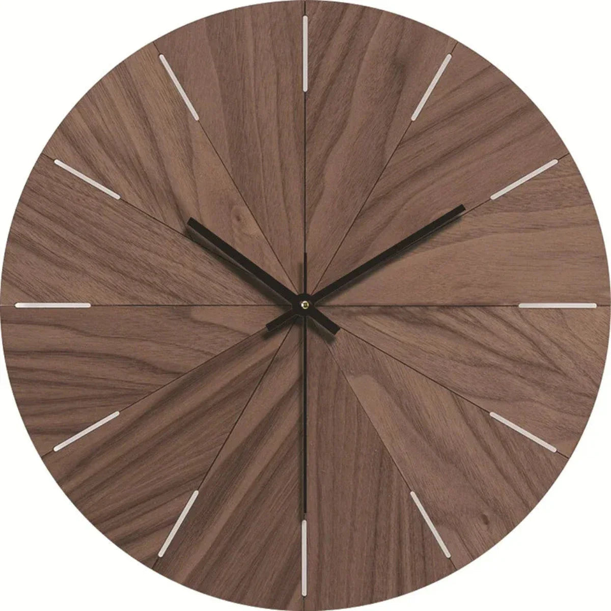 Elegant wooden wall clock
