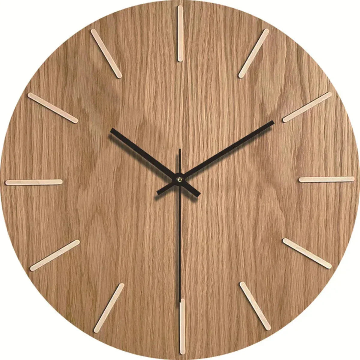 Elegant wooden wall clock