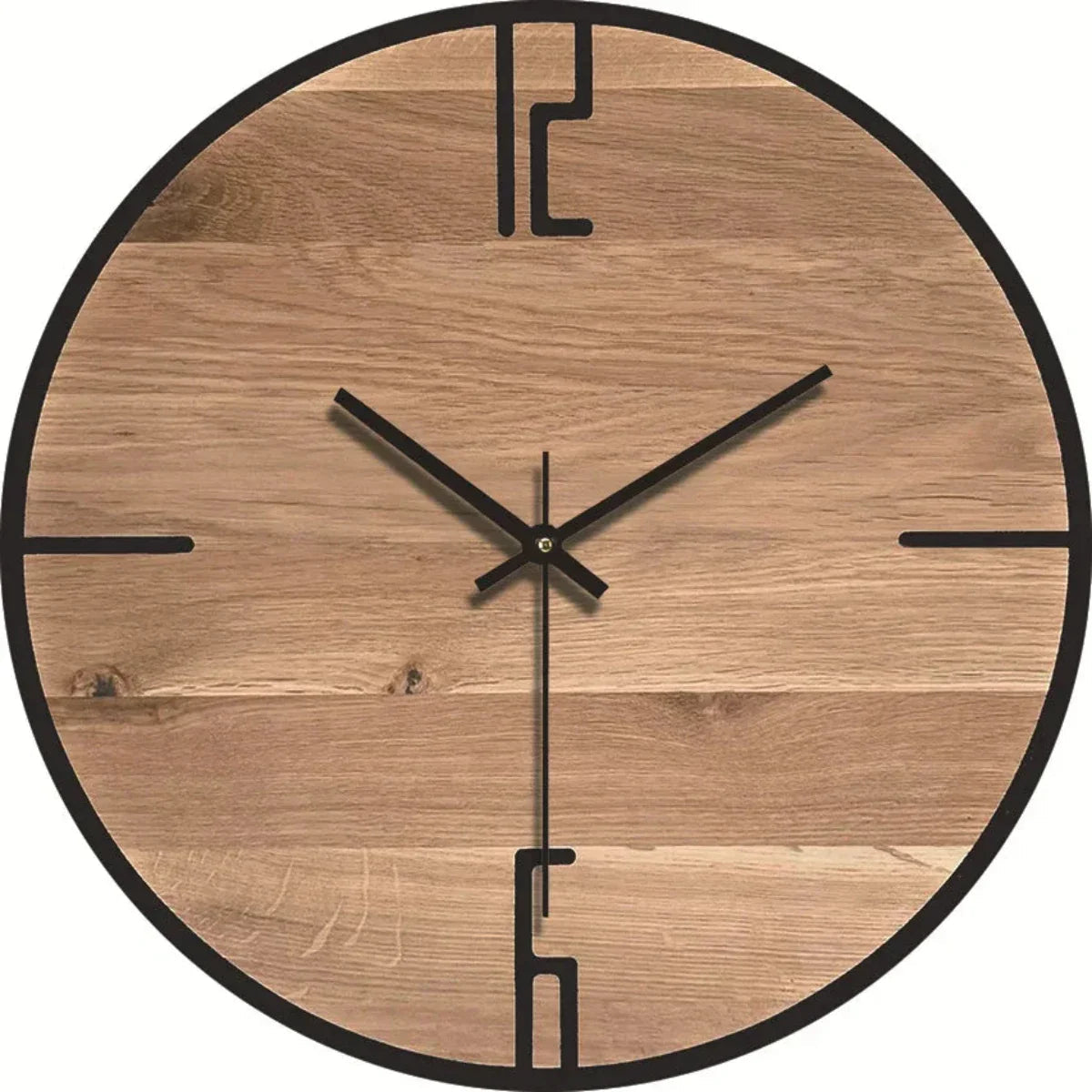 Elegant wooden wall clock
