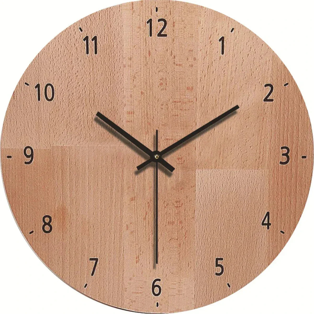 Elegant wooden wall clock