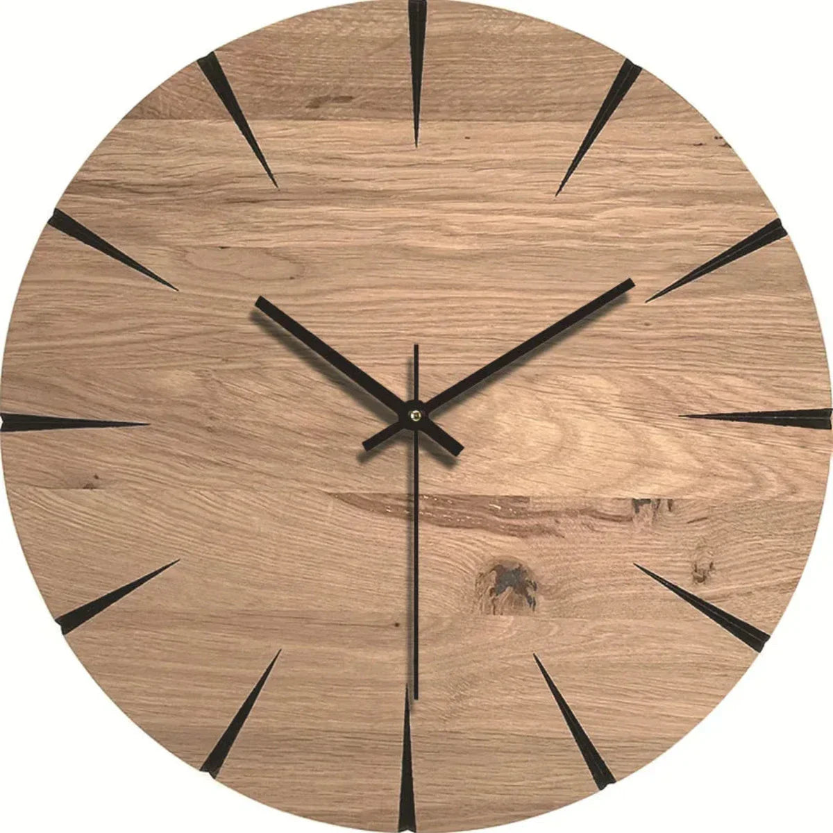 Elegant wooden wall clock