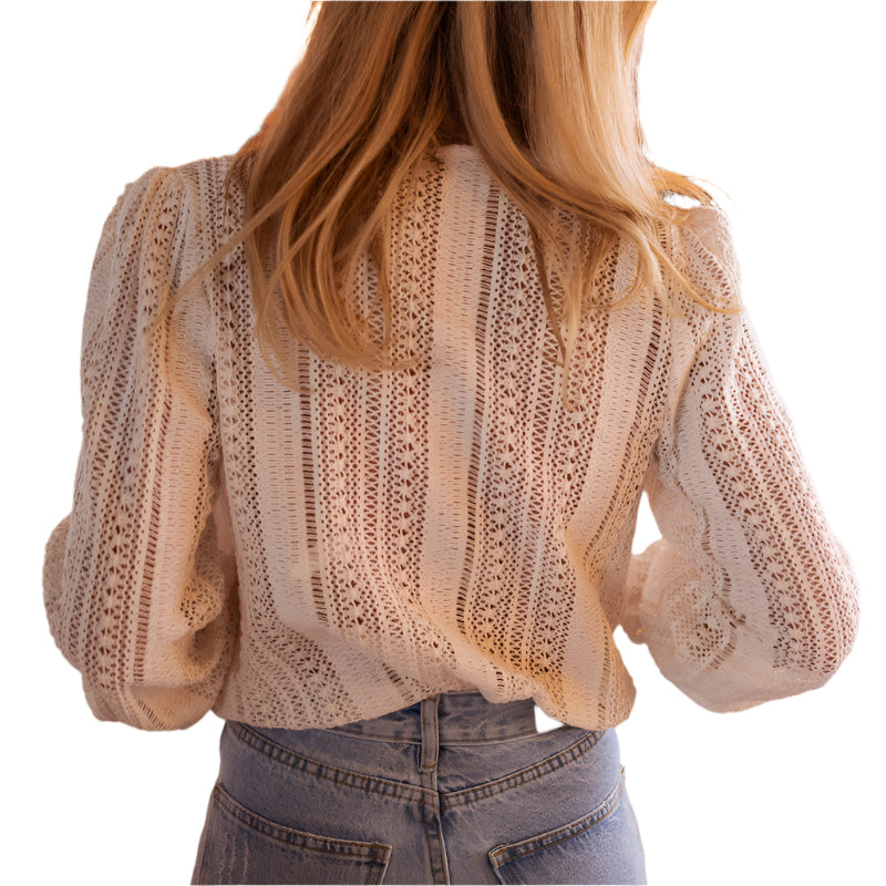 Carrie - Crochet Blouse