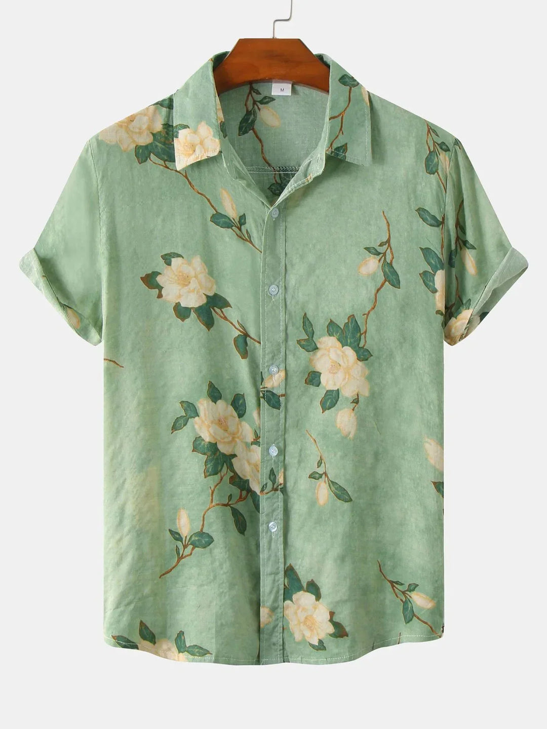 Hell - Flower Print Button-Down Shirt