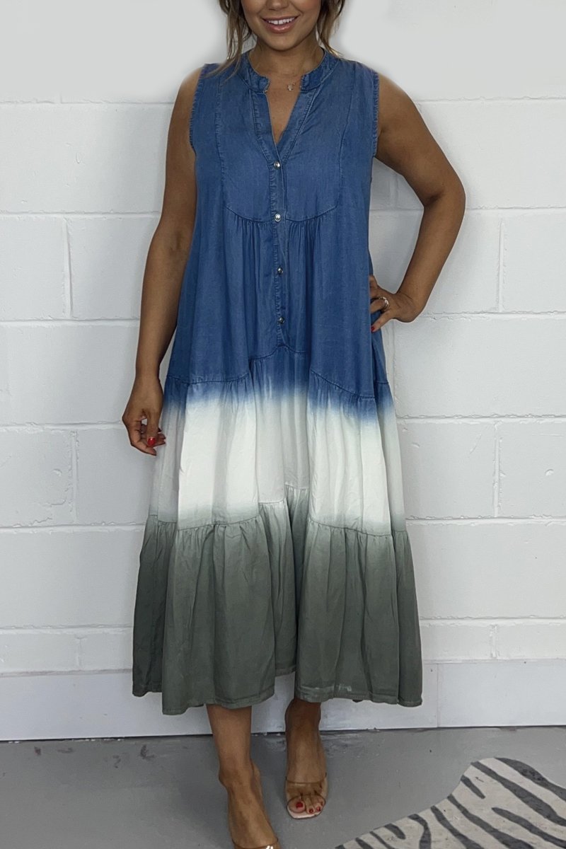 Dorsia - Chic tie-dye dress