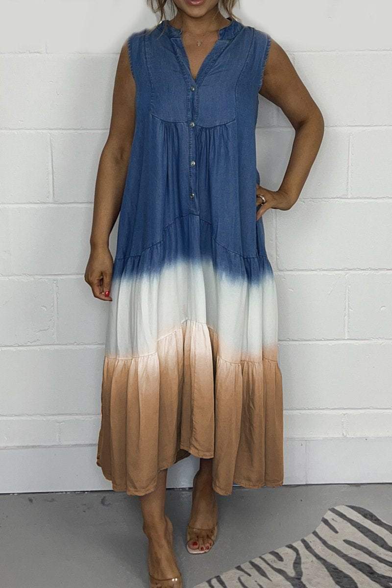 Dorsia - Chic tie-dye dress