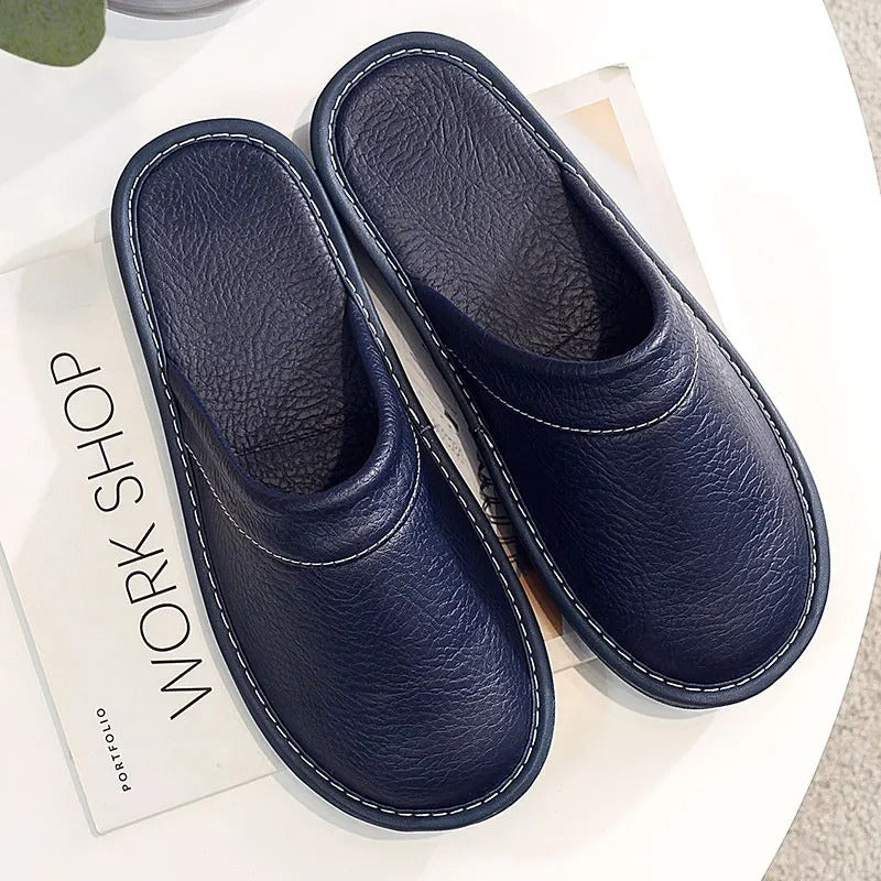 Hugo | Comfortable Vegan Leather Slippers – Luxurious and Relaxed
