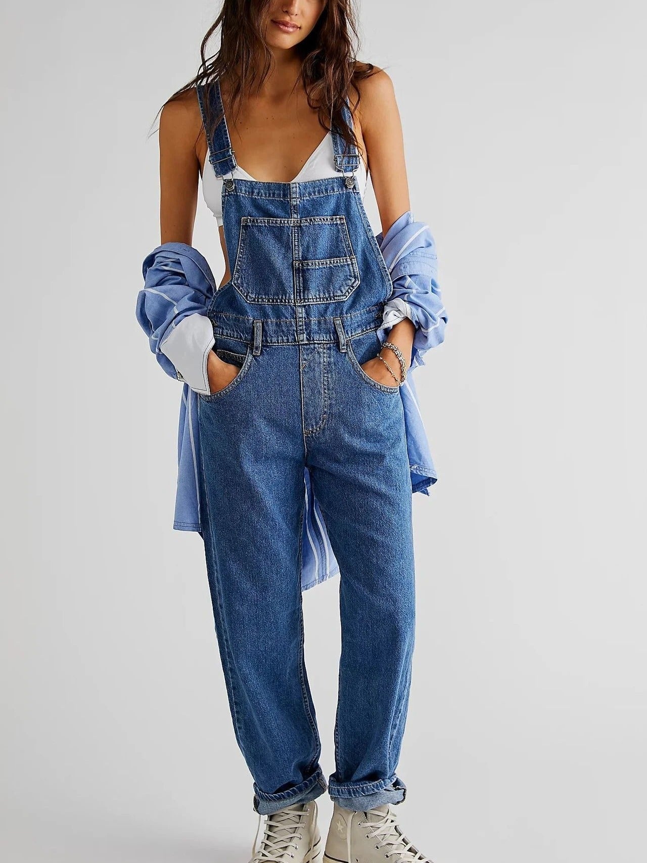 Nelly Women's Denim Jumpsuit