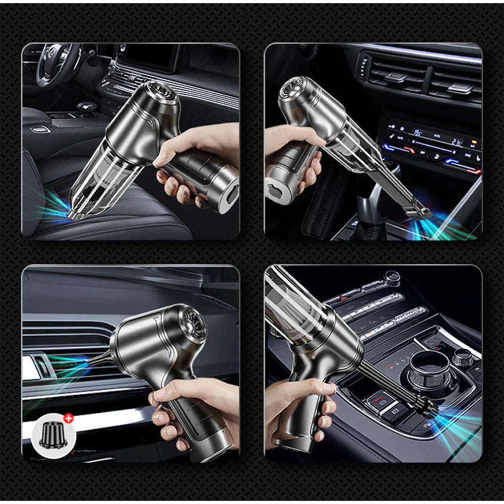 エアロクリーン – 3-in-1コードレスミニハンドヘルド掃除機