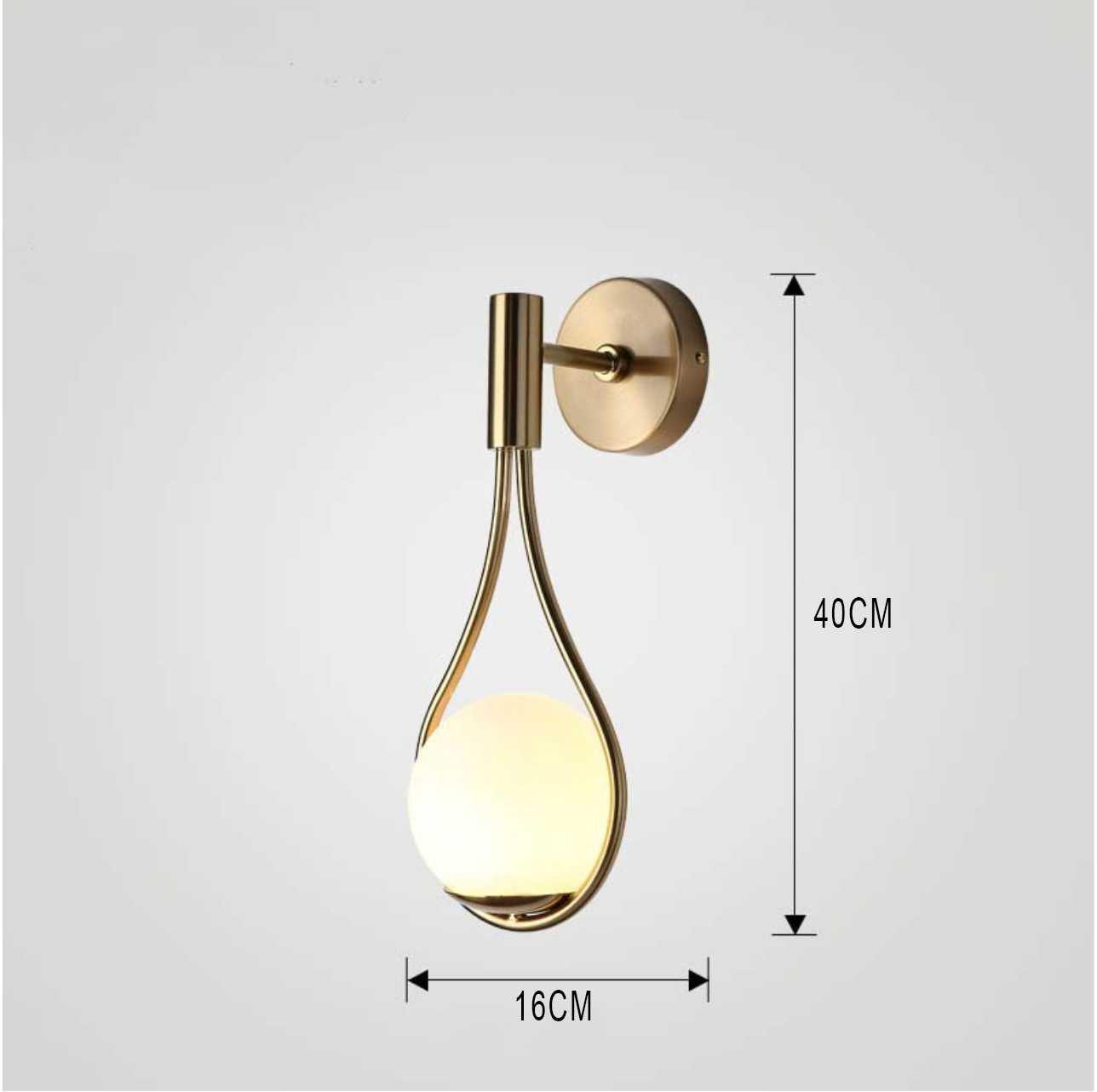 Spherion - Industrial spherical wall lamp