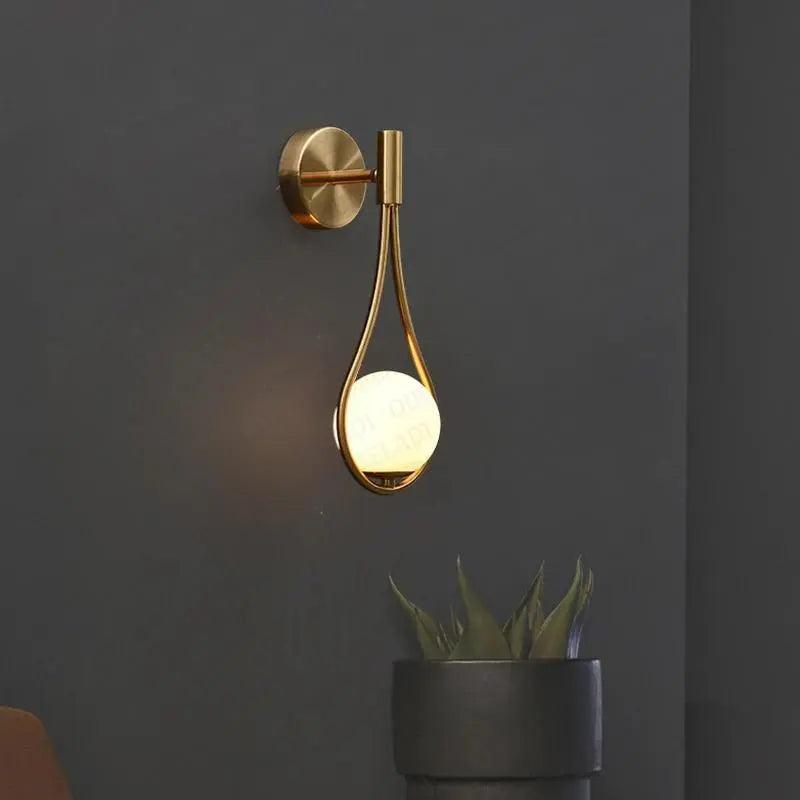 Spherion - Industrial spherical wall lamp
