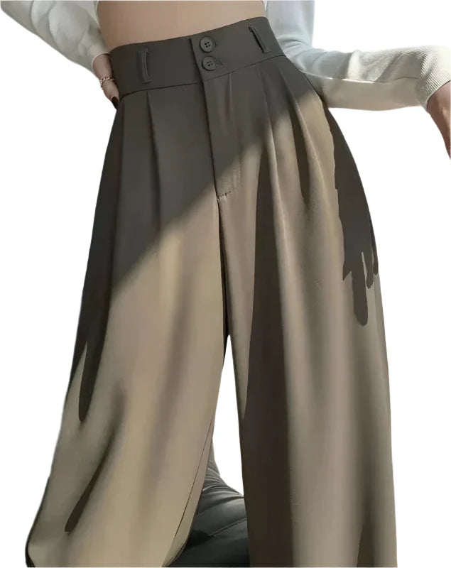 Lizzy - High Waist Wide Leg Pants