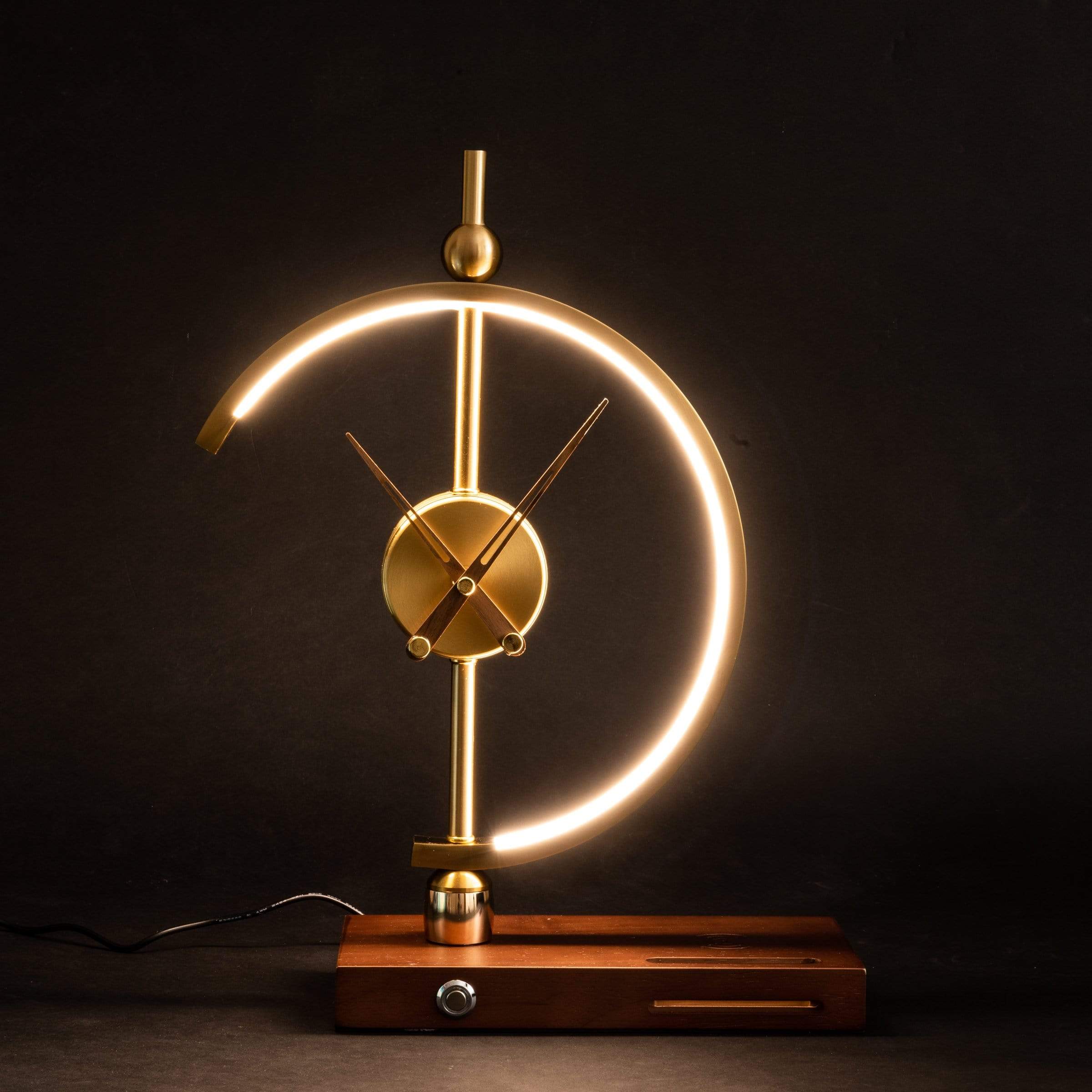 Temple - Clock Table Lamp