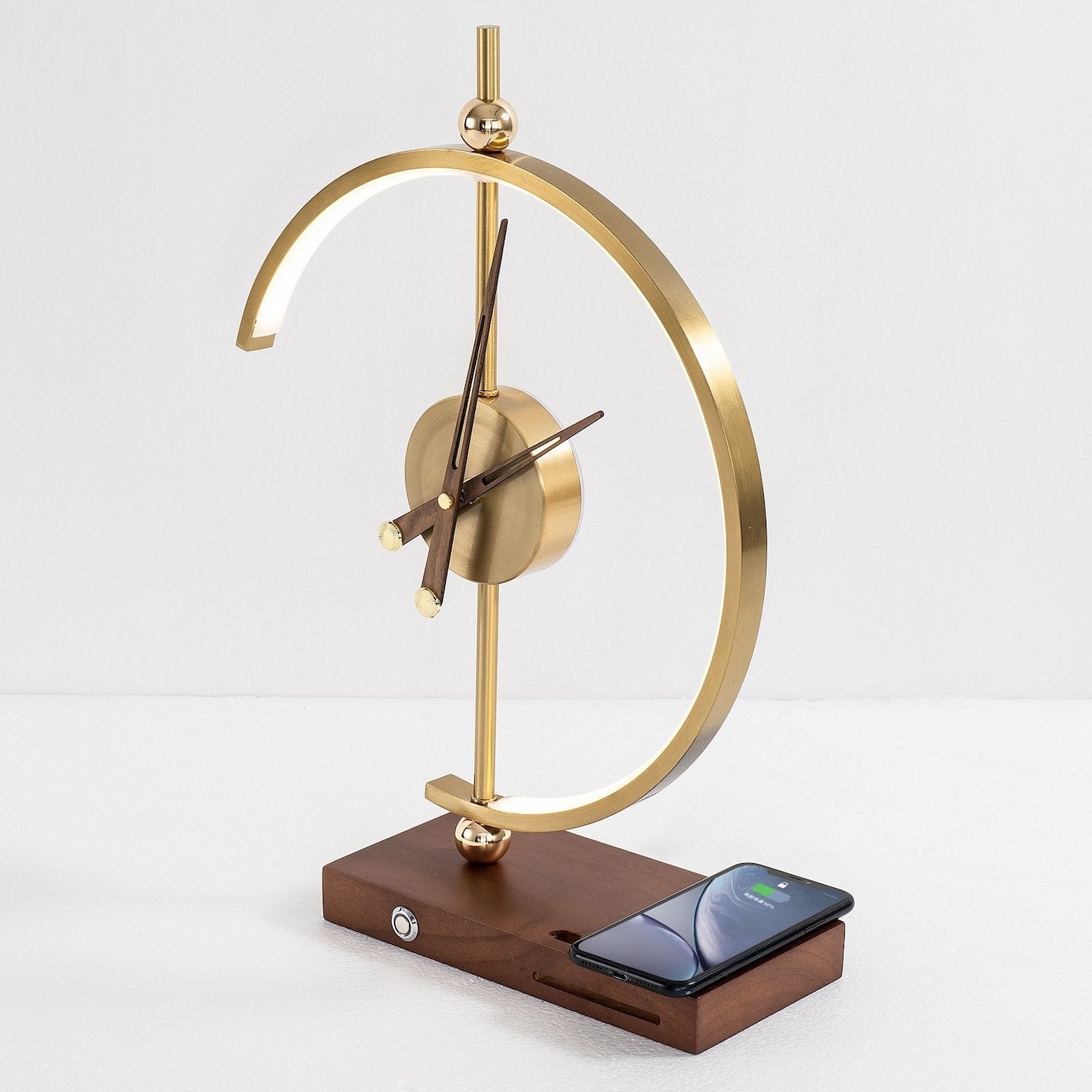 Temple - Clock Table Lamp