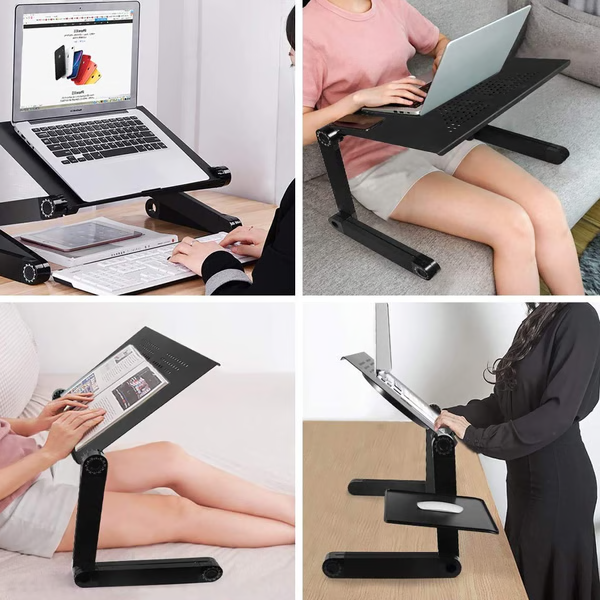 フレックススタンドプロ – 360°調整可能なノートパソコンスタンド