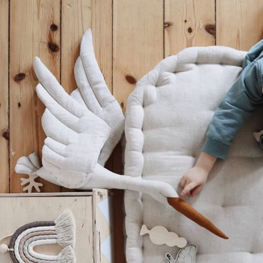 Swan Race - Elegant Floating Swan