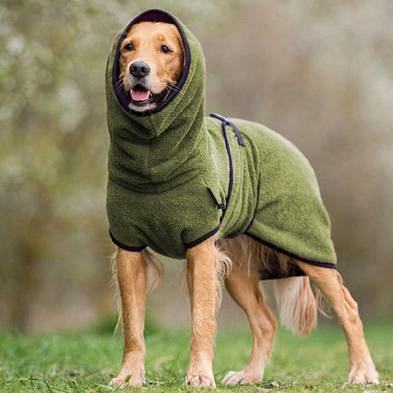 Fluff Dry - Quick-drying, protective, adjustable pet bathrobe