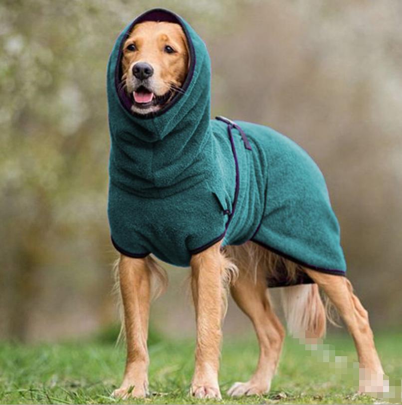 Fluff Dry - Quick-drying, protective, adjustable pet bathrobe