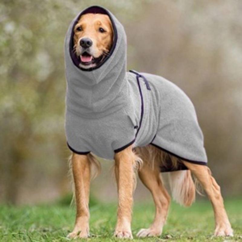 Fluff Dry - Quick-drying, protective, adjustable pet bathrobe