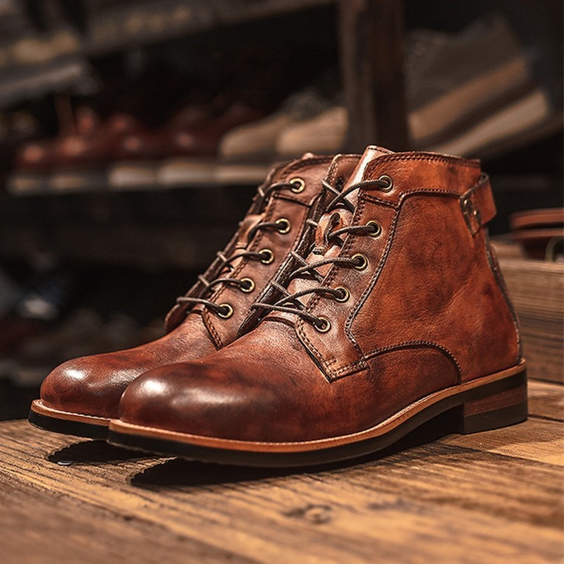 Oscar - Stylish and comfortable lace-up boots