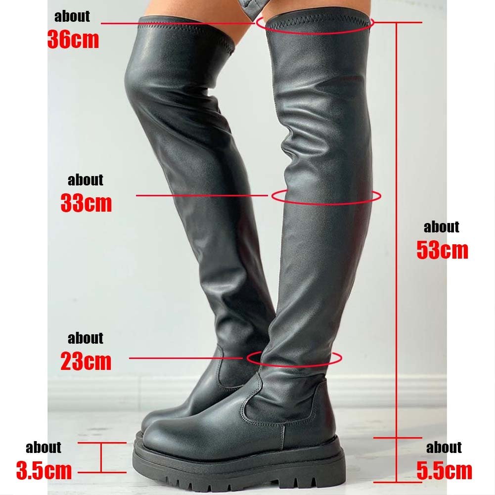 Lizelotte - Over-the-knee leather boots