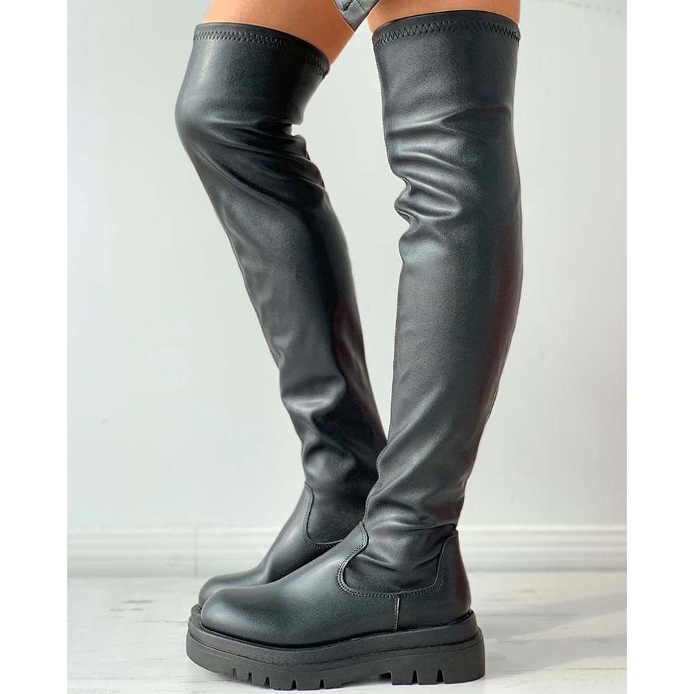 Lizelotte - Over-the-knee leather boots