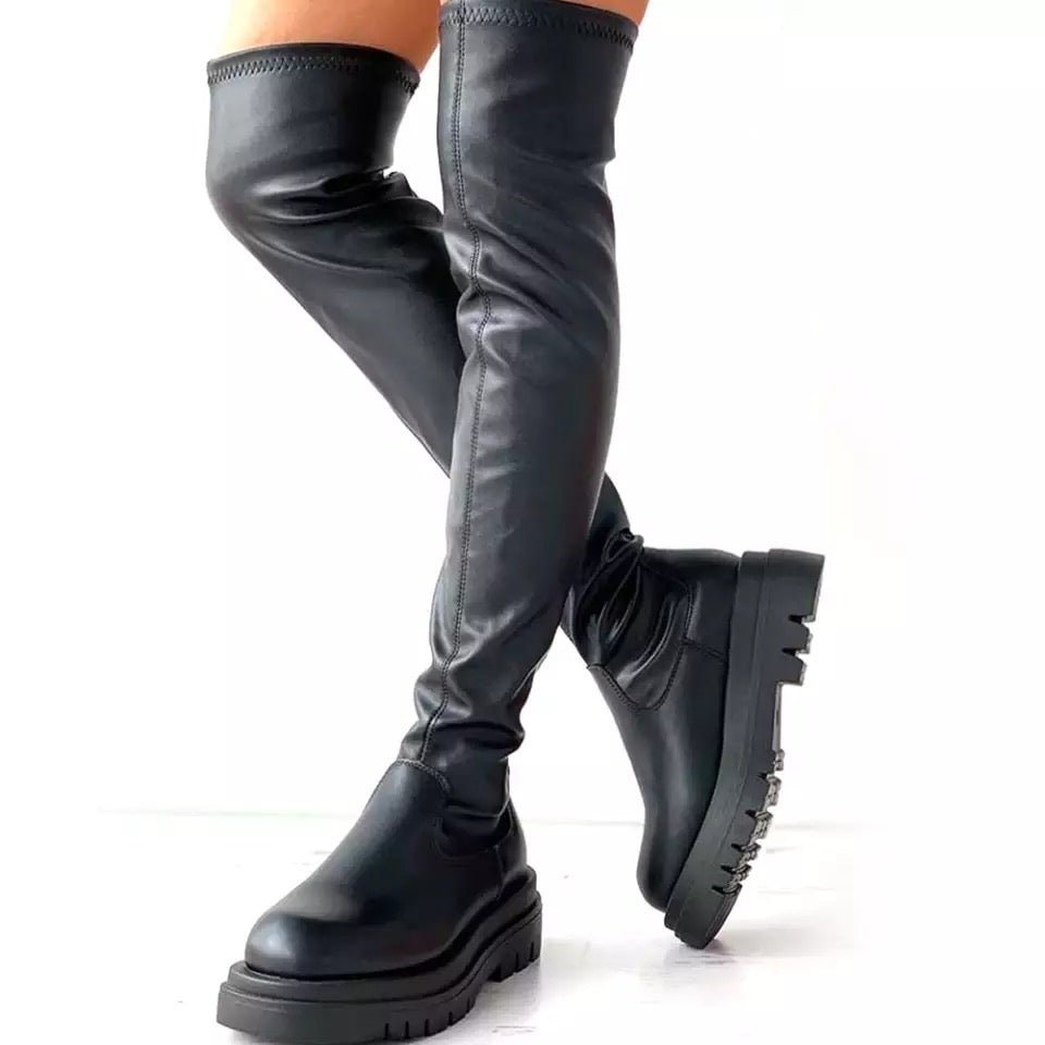 Lizelotte - Over-the-knee leather boots
