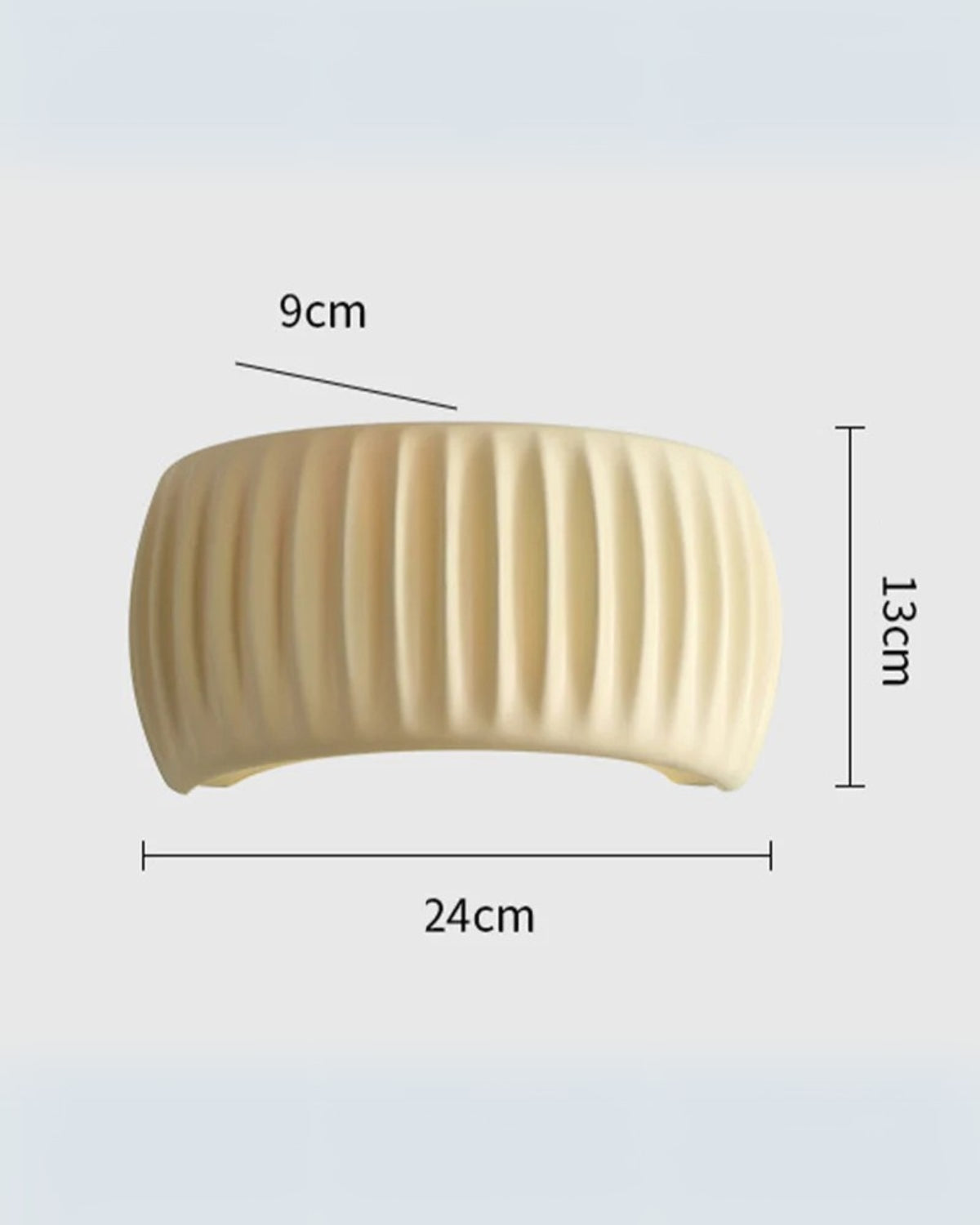 Lumavea - an elegant wall lamp with an artistic wave silhouette