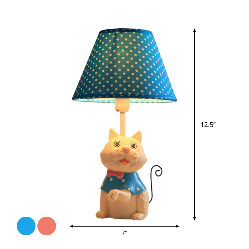 素晴らしい - かわいい円錐形のテーブルランプ
