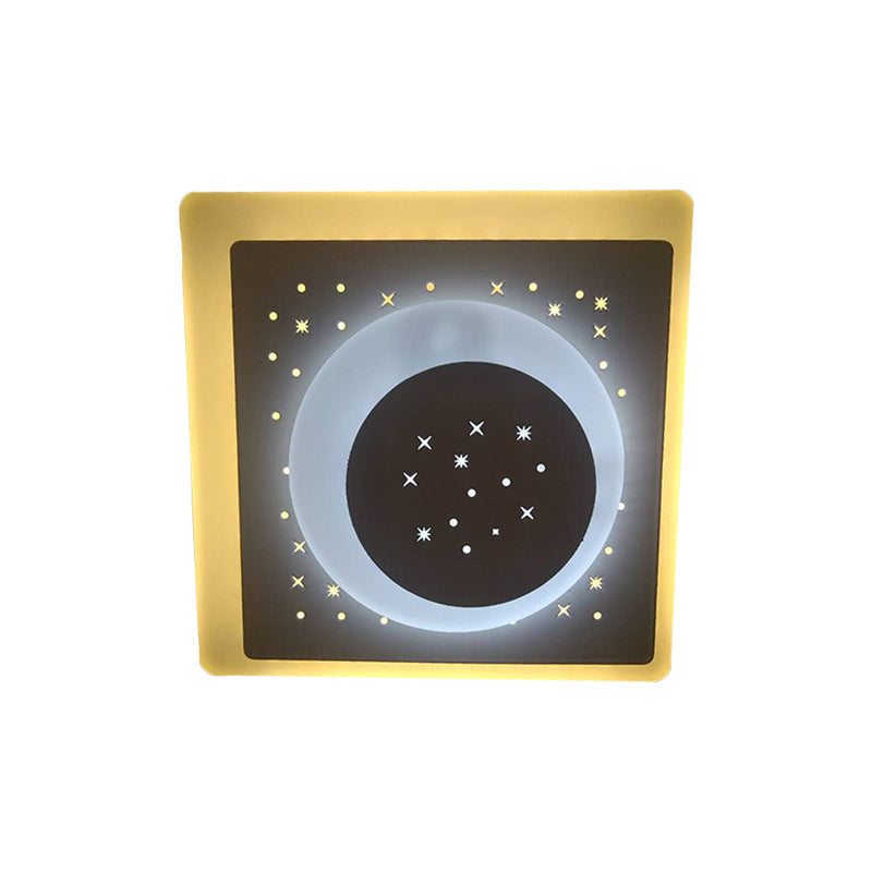 セレスティア – アクリル製 LED スターリー スコンス