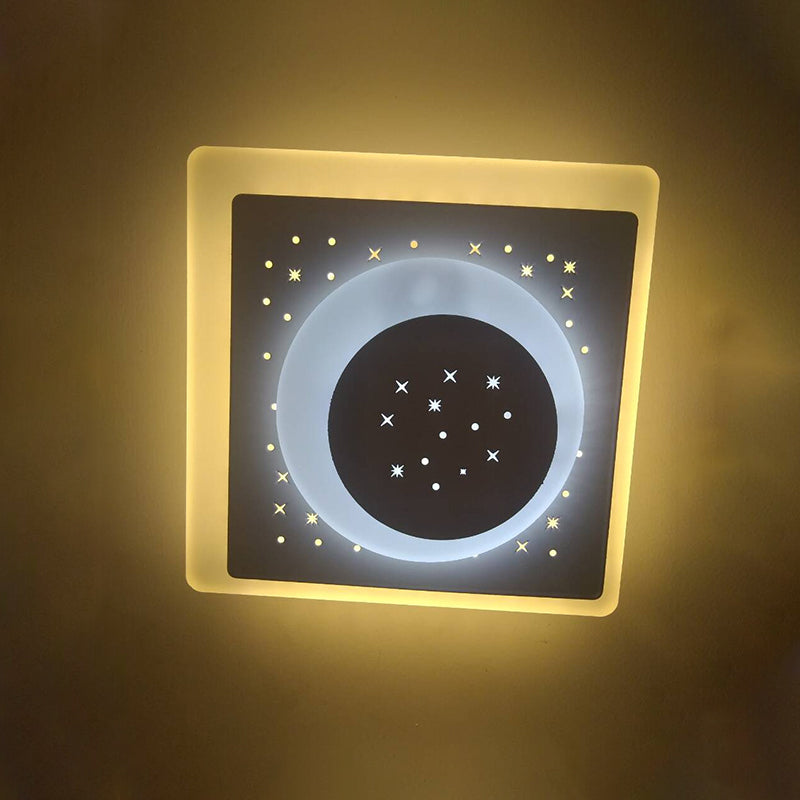 セレスティア – アクリル製 LED スターリー スコンス