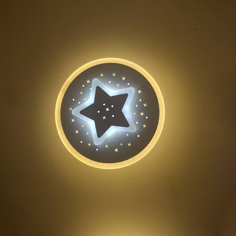 セレスティア – アクリル製 LED スターリー スコンス