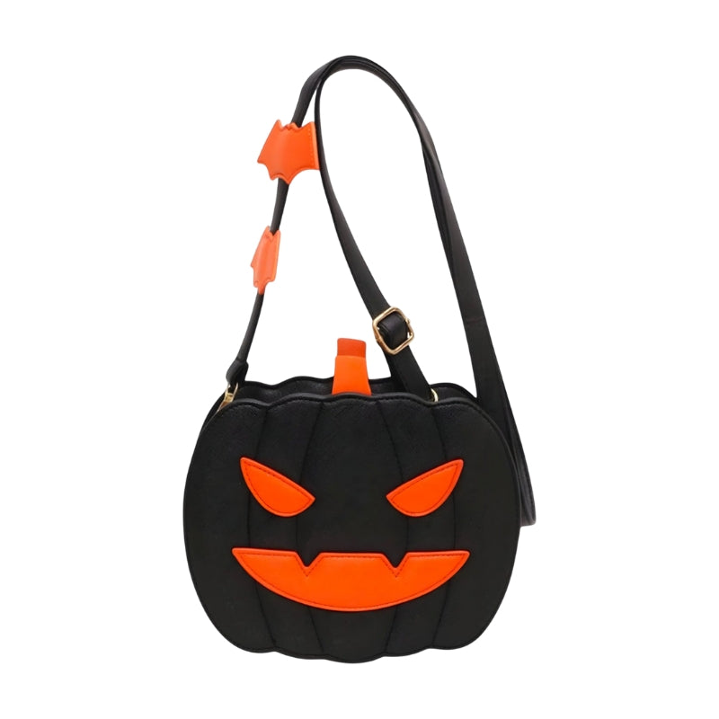 ジュナ ハロウィン パンプキン ショルダーバッグ – 調節可能なストラップと華やかなデザイン