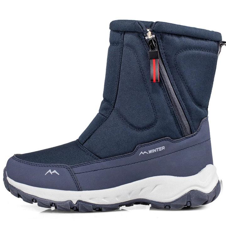 Utah Snow Boots with Side Zippers and Non-Slip Fleece Lining