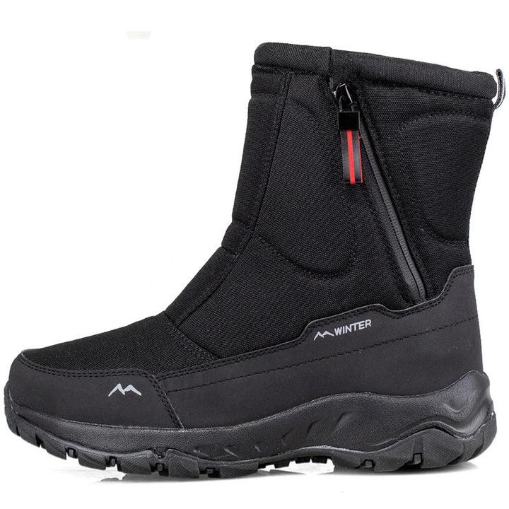 Utah Snow Boots with Side Zippers and Non-Slip Fleece Lining