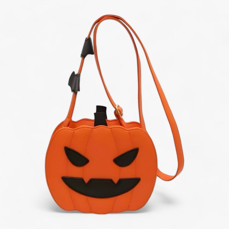 ジュナ ハロウィン パンプキン ショルダーバッグ – 調節可能なストラップと華やかなデザイン