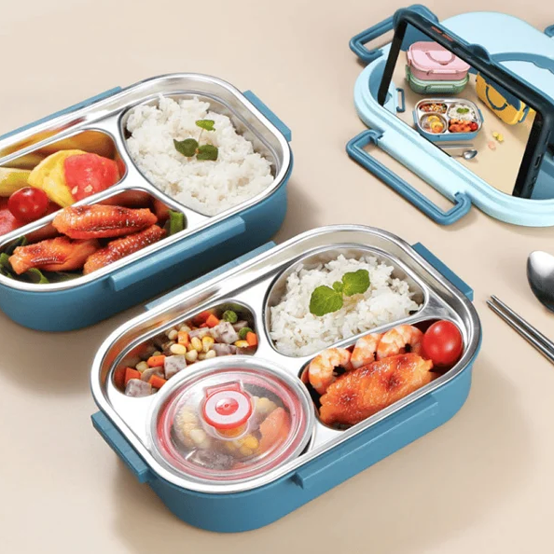 ステンレス製ランチボックス