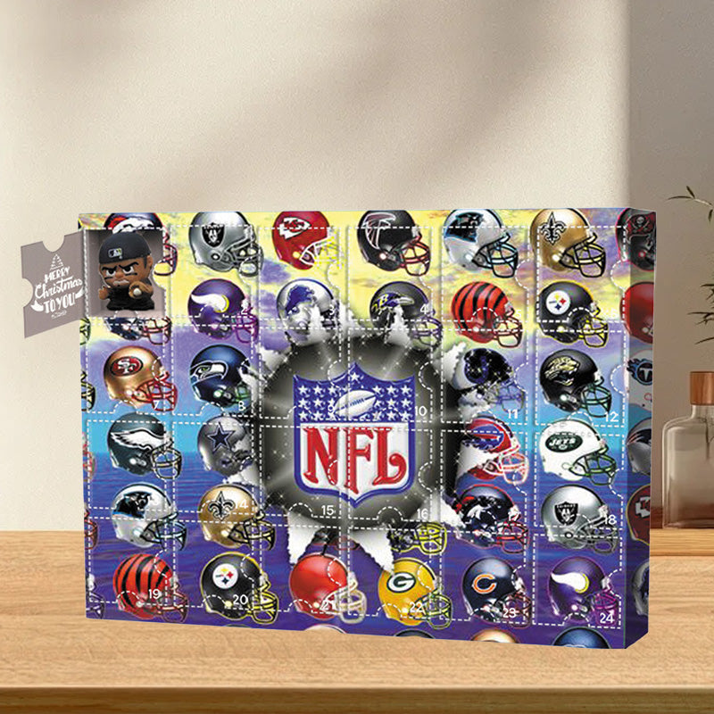 NY NFL アドベントカレンダー - 24 個の小さな扉が付いたもの