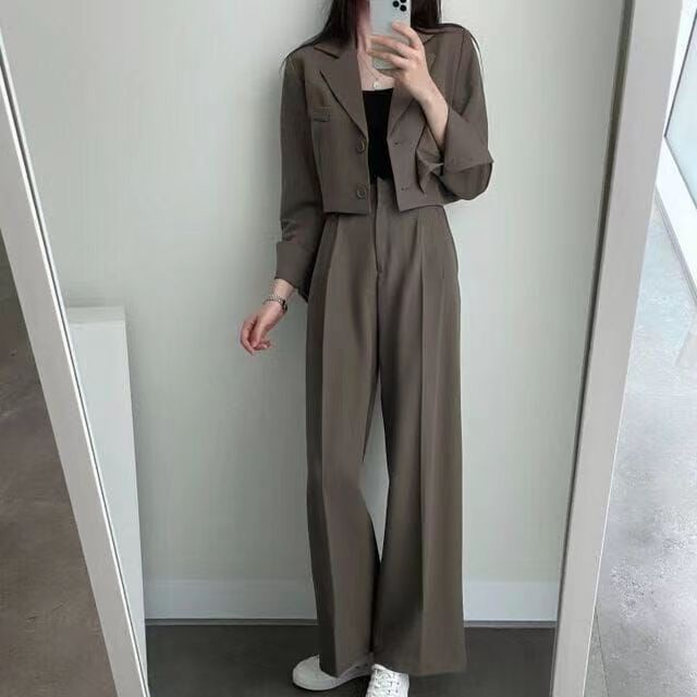 すずめ - 女性用シックなパンツスーツセット