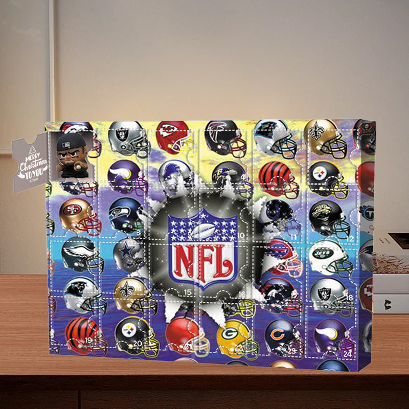 NY NFL アドベントカレンダー - 24 個の小さな扉が付いたもの