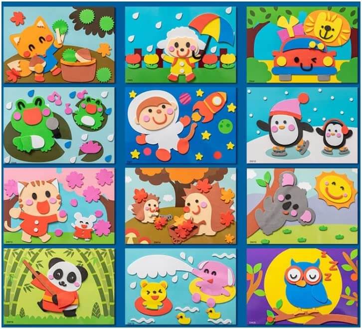 パズルポップ- 子供向け3Dフォームステッカーパズル